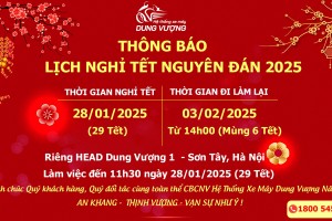  THÔNG BÁO NGHỈ TẾT NGUYÊN ĐÁN 2025